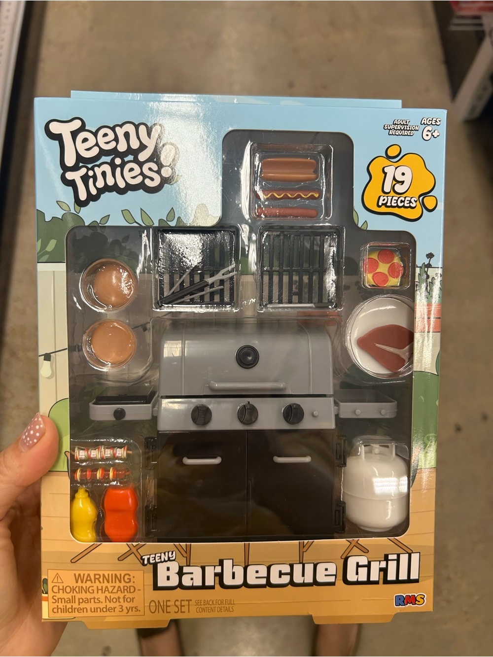 Teeny Tinies Barbecue Grill Playset